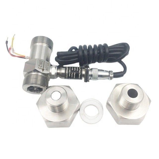 Medidor de fluxo de turbina de alta precisão SS304/SS316 com conexão flange/filamento/sanitária para sumo e cerveja