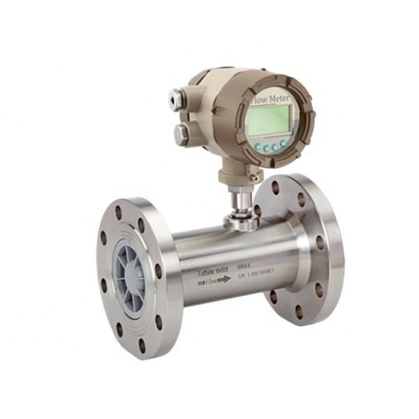 Medidor de fluxo de turbina de alta precisão SS304/SS316 com conexão flange/filamento/sanitária para sumo e cerveja
