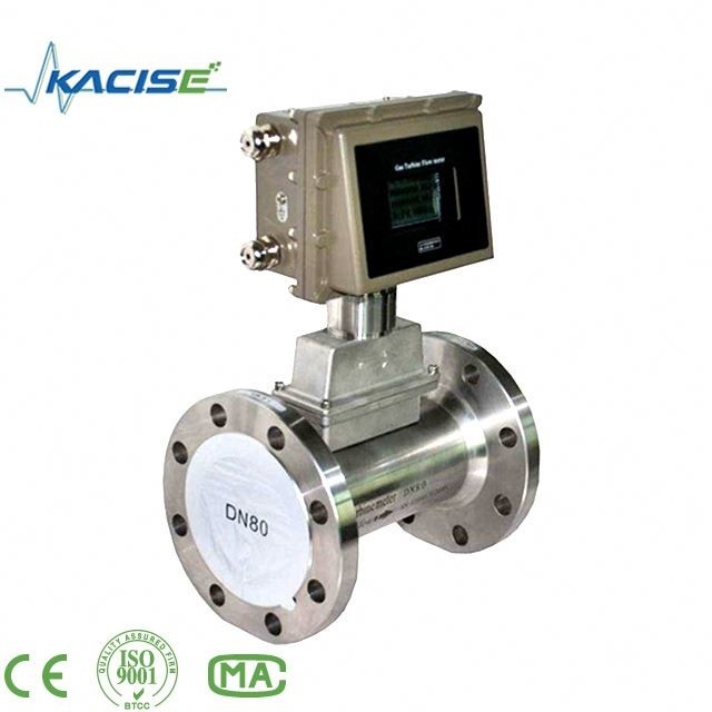 24VDC/tipo medidor de fluxo gás-ar turbina da bateria com pressão