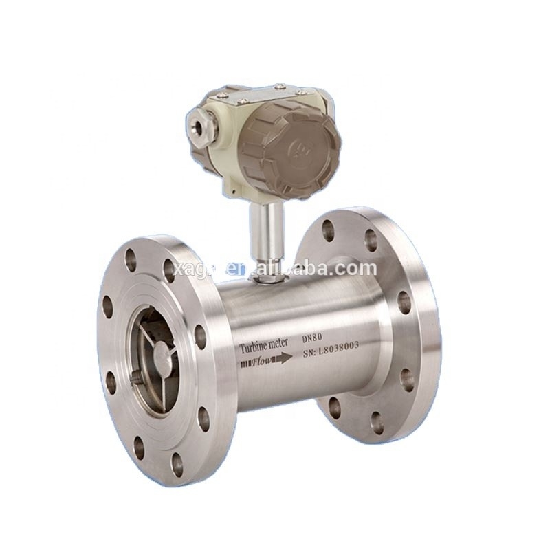 Tipo sanitário medidor de fluxo 4 da turbina do melaço - 20mA