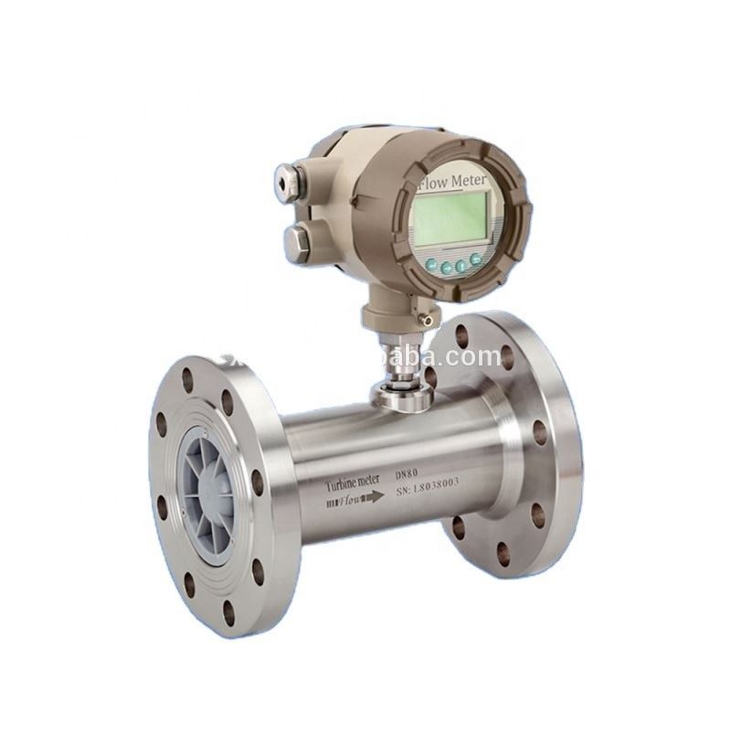Medidor de fluxo sanitário de turbina para melaço com saída de 4-20mA e alta precisão
