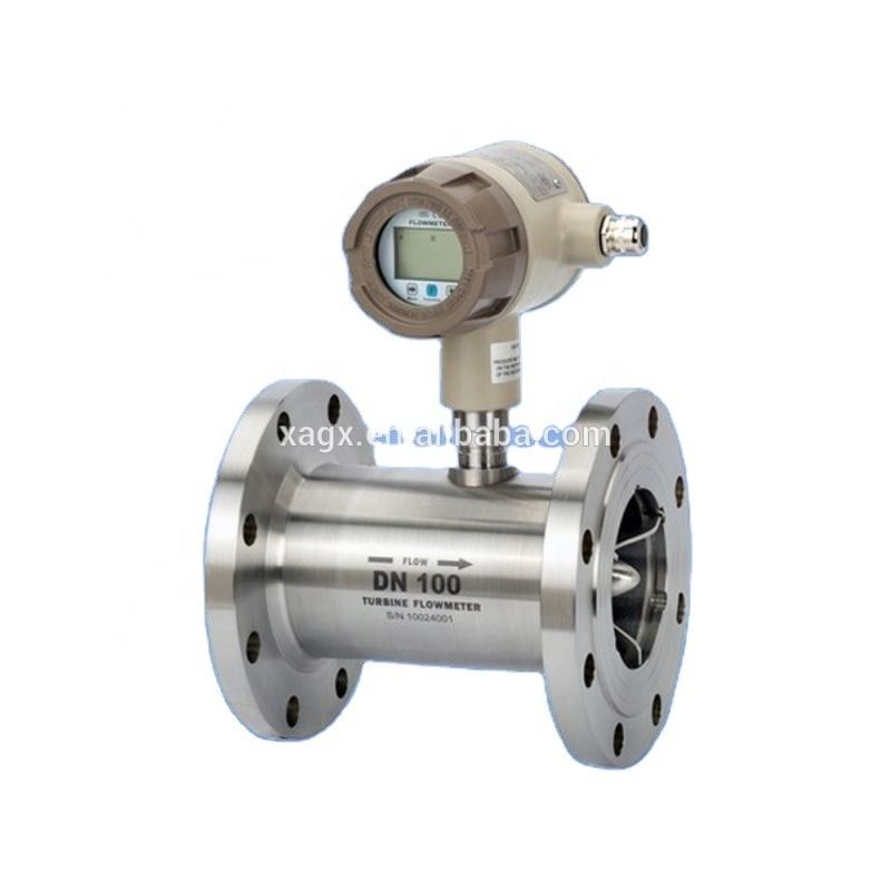 Medidor de fluxo sanitário de turbina para melaço com saída de 4-20mA e alta precisão
