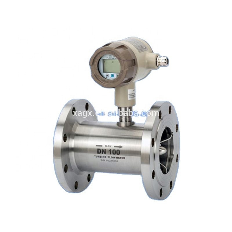 Tipo sanitário medidor de fluxo 4 da turbina do melaço - 20mA