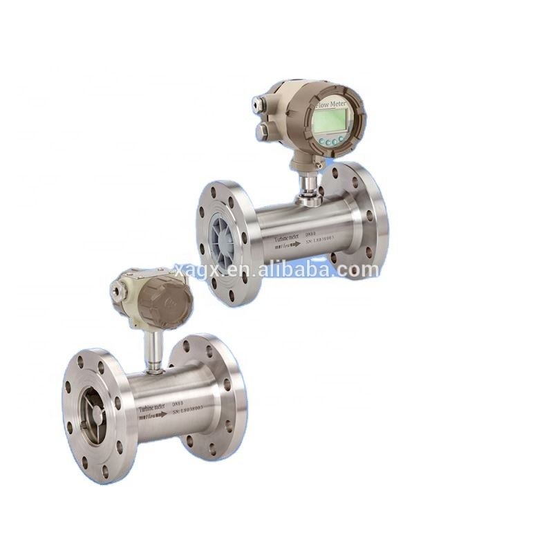 Medidor de fluxo sanitário de turbina para melaço com saída de 4-20mA e alta precisão
