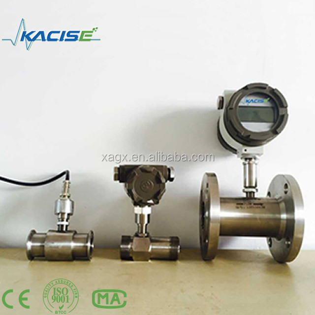 Medidor de fluxo de óleo de combustível Medidor de fluxo de água de tipo turbina digital com saída 4-20mA ou Pulso