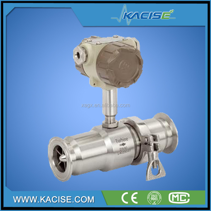 Medidor de fluxo de óleo de combustível Medidor de fluxo de água de tipo turbina digital com saída 4-20mA ou Pulso