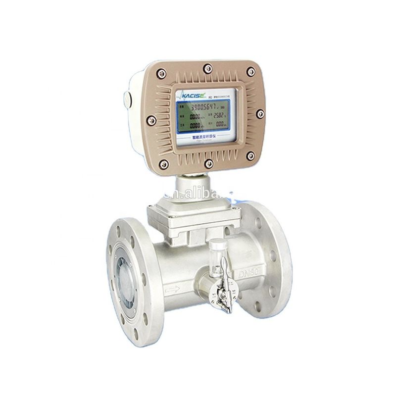 Medidor de fluxo de turbina de gás de aço inoxidável com 4-20mA de saída e projeto à prova de explosão