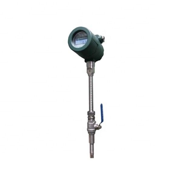 Massômetro de fluxo de ar ultra-sônico com saída de 4-20mA, tamanho do tubo de 15 mm-6000 mm e precisão de 1,0%.