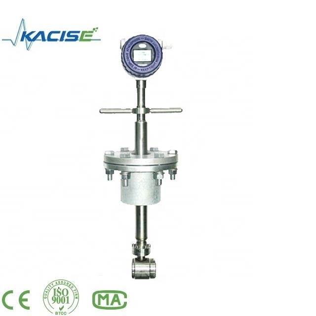 Medidor de caudal de destino de vórtice digital com fonte de alimentação 24VDC e bateria 3*1,2V ou adaptador de alimentação AC90 ~ 260V