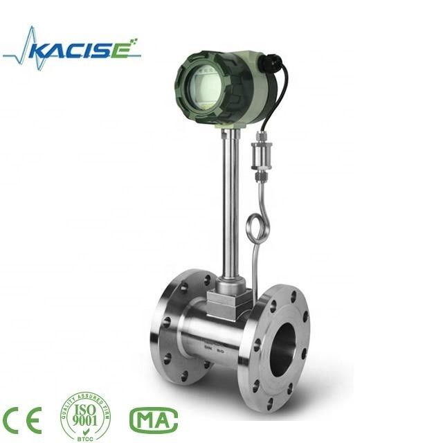 Proteção IP68 Medidor de fluxo de vórtice de aço inoxidável com precisão de 1,0% para medição de vapor e líquido