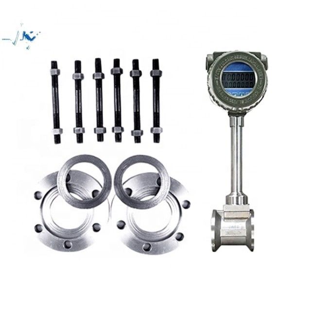 RS485 Medidor de fluxo de vórtice de biogás com ligação de pinça de flange para tubos DN15-DN1800mm