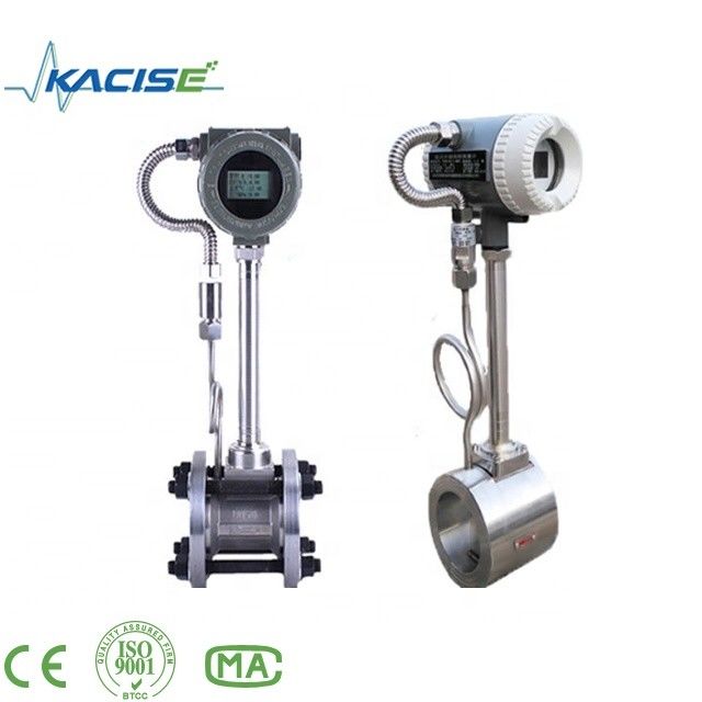 RS485 Medidor de fluxo de vórtice de biogás com ligação de pinça de flange para tubos DN15-DN1800mm