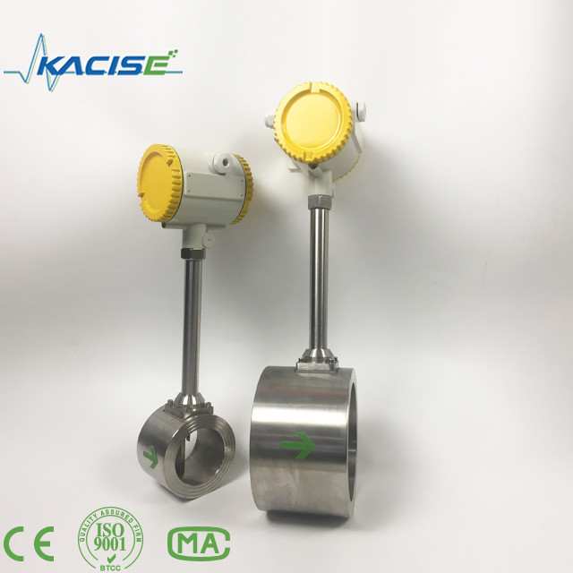 HART Modbus Vortex Flow Meter para fluxo líquido de gás a vapor Fluxmeter com vapor médio ou gás ou líquido