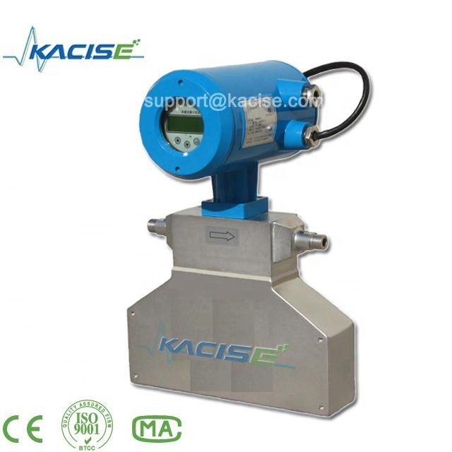 Medidor de fluxo de massa Coriolis de pasta viscosa com precisão de massa de 0,2, classificação de temperatura de -50 ℃ ~ 200 ℃ e classificação de pressão de 0 ~ 4,0 MPa