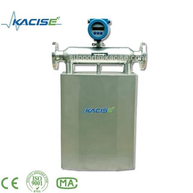 Medidor de fluxo de massa Coriolis de pasta viscosa com precisão de massa de 0,2, classificação de temperatura de -50 ℃ ~ 200 ℃ e classificação de pressão de 0 ~ 4,0 MPa