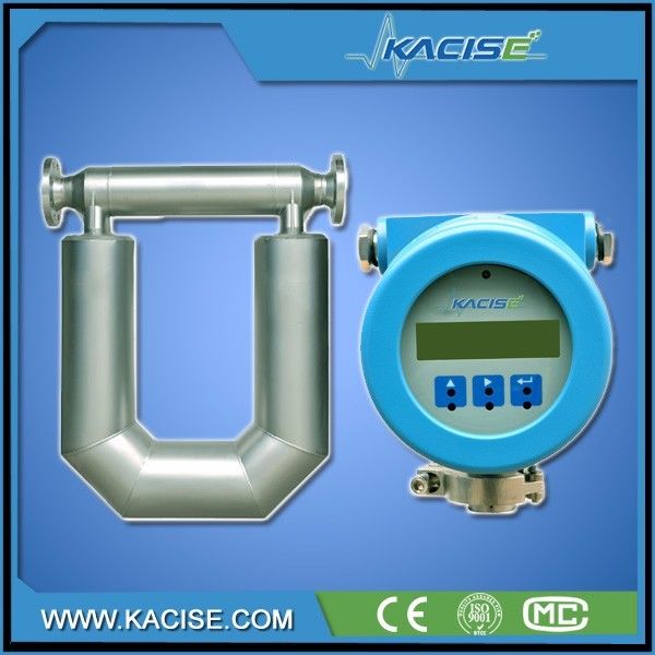 Medidor de fluxo maciço de Coriolis à prova de explosões de KMF100 SS316L com precisão de ±0,15%