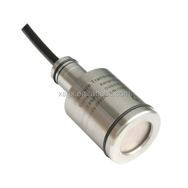 Sensor de nível de líquido anti-corrosivo da série GXPS com faixa de pressão de 0 a 0.5...... 50mH2O
