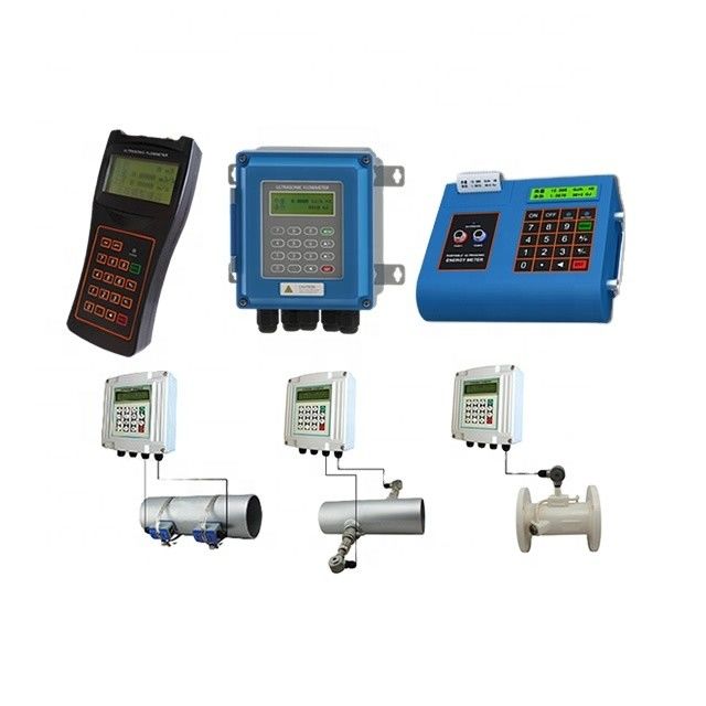 Alta precisão ±0,5% Medidor de fluxo digital de ultra-som com proteção IP68 e ampla faixa de temperatura -30°C~160°C