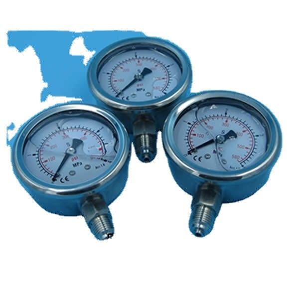 316 Óleo de aço inoxidável Refrigerante preenchido medidor de pressão 50mm / 2 