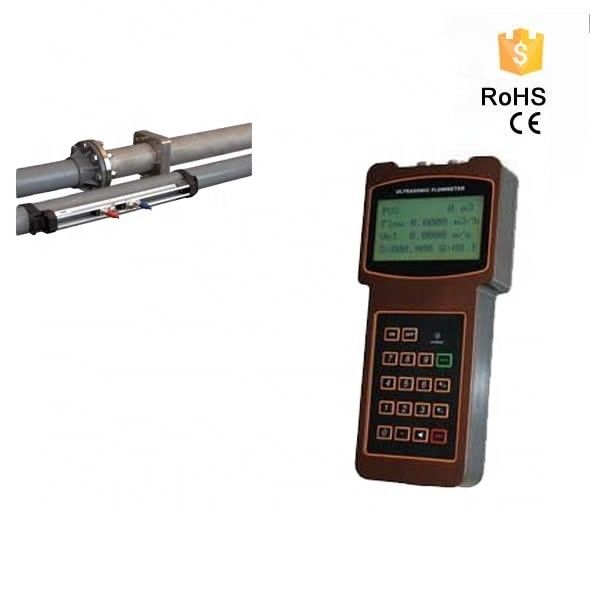 1.5W Fluxímetro ultra-sônico portátil de baixo consumo de energia com grau de proteção IP68 para diâmetro de tubo DN15-DN6000mm