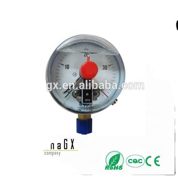 Manômetro hidráulico de 40 mm a 150 mm para indústria química com resistência à corrosão