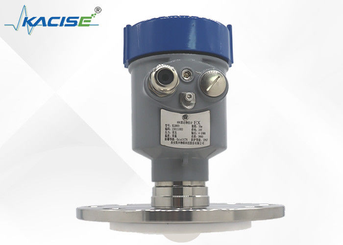 Medidor de nível de radar anticorrosão KLD803 PTFE com pequeno ponto cego e frequência de 80 GHz para medição de nível precisa