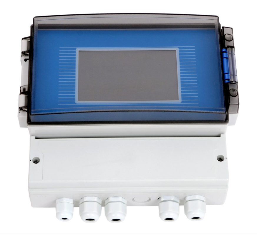 ABS Split Shell Ultrassônico Medidor de Fluxo de Água Para Água Profundidade Intervalo 0,02-10m POM Sensor Material