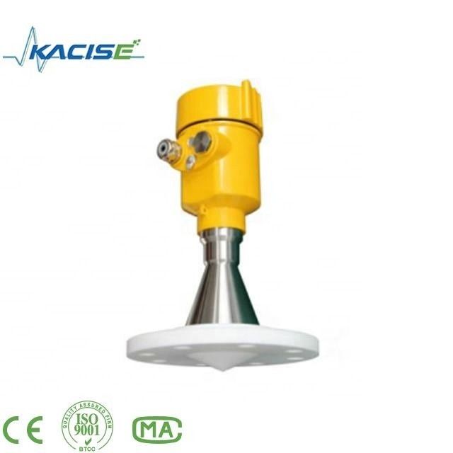 Sensor de nível de radar de 26 GHz com alcance de medição de 10 a 80 m e proteção IP67 para medição de líquidos e sólidos