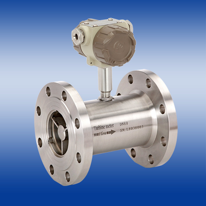 Indicador do medidor de caudal da turbina Medidor de caudal rotativo com alimentação 220VAC/ 24VDC