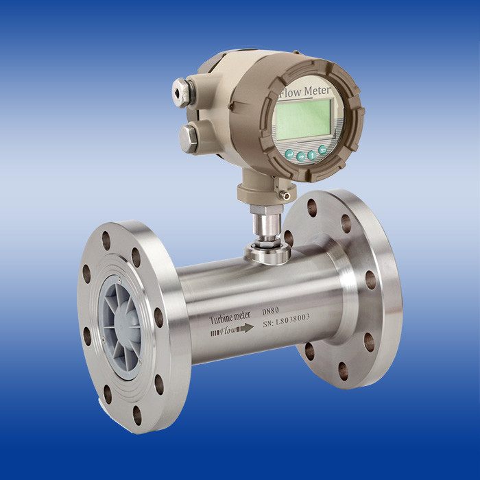 Contador de fluxo de combustível/diesel para turbinas de aço inoxidável 24VDC com comunicação RS485 ou MODBUS