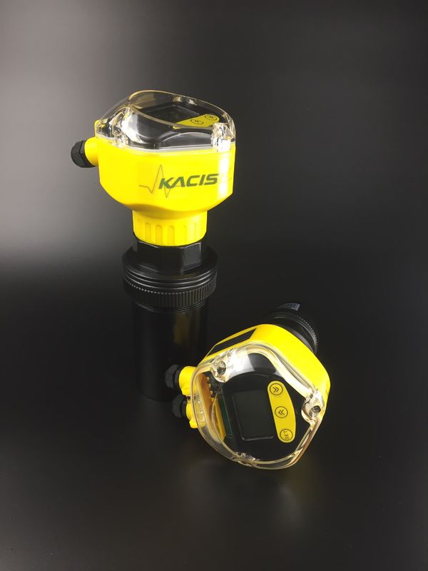Sensor de nível ultrasônico da série KUM/KUS com 4-20mA de saída de medição sem contato e precisão de 0,3%