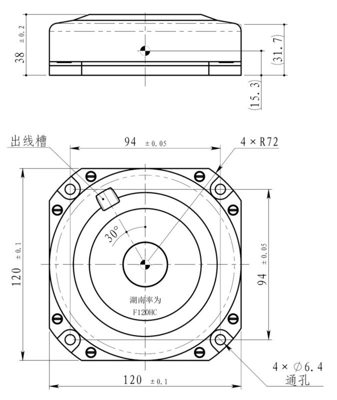 Giroscópio de fibra óptica de baixo deslocamento de alta precisão com desvio de polarização ≤0,003°/H para sistemas de navegação inercial