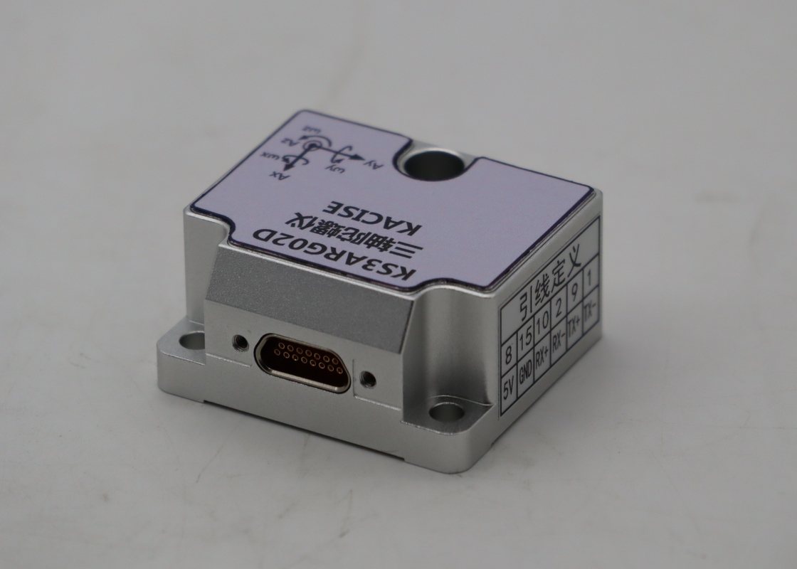 Sensor giroscópio electrónico RS422 com resistência a choques de 5000 (((G) e ±500 ゚/S