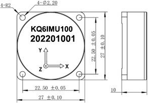 Sensor giroscópio RS422 Interface MEMS com ampla faixa de temperatura -40 ̊+65 ̊C e precisão de dados melhorada