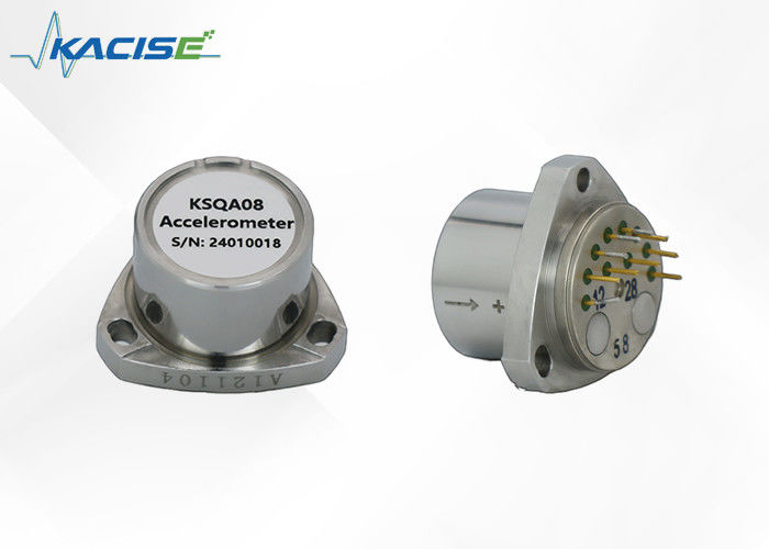 Acelerômetro flexível de quartzo com fator de escala de 1,2 ~ 1,6 mA/g, resistência ao choque de 100 g e sensibilidade