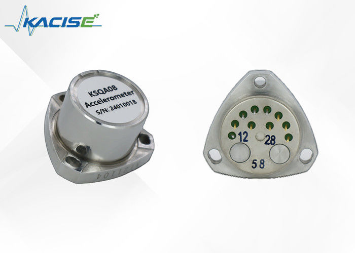 Sensor acelerômetro flexível de quartzo com resolução de 1 μg e fator de escala de 1,2 ~ 1,6 mA/g para temperatura operacional de -45 ℃ a + 80 ℃