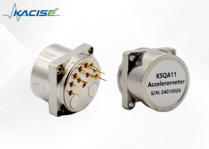 Sensor de acelerômetro linear de precisão Sensível a 80 ppm com resistência a choques até 500 g