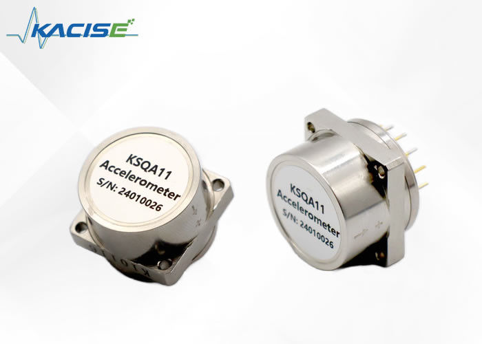 Sensor de acelerômetro flexível de quartzo com 25g@20Hz~2000Hz Vibração Pico Sine, Alta Precisão ≤40μg/g2 Linearidade e Ampla faixa de temperatura de -45°C a +100°C