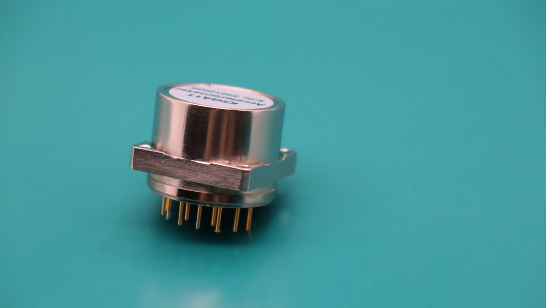 Sensor de vibração de temperatura 25g@20Hz ~ 2000Hz 1,0 ~ 1,6mA/g Sensor de acelerômetro