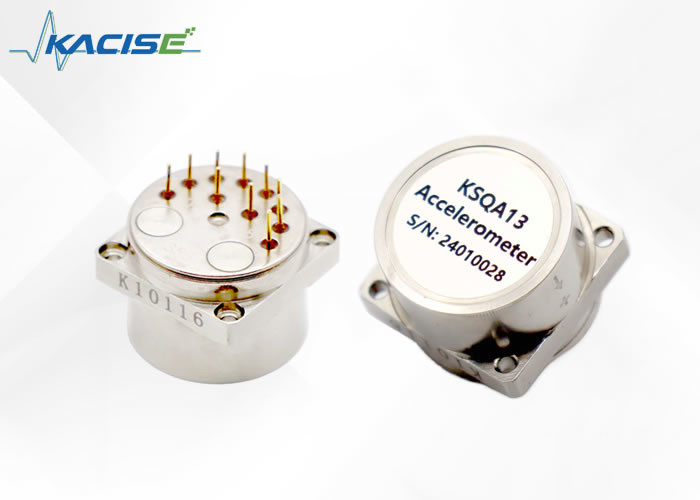 Temperatura de armazenamento -55°C+120°C Sensor de acelerômetro resistente a vibrações com tamanho Ø25×25mm