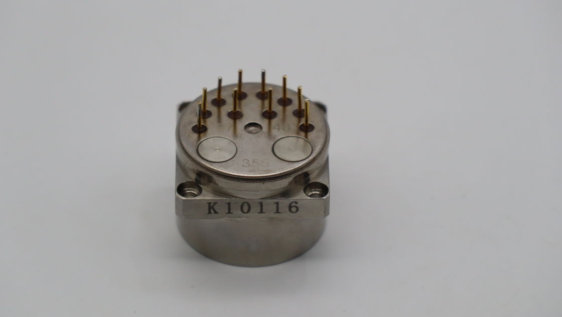 Sensor acelerômetro flexível de quartzo com temperatura de armazenamento -55 ° C ~ + 120 ° C Pico de vibração senoidal 15g @ 20 Hz ~ 2.000 Hz e tamanho Ø25 × 25 mm