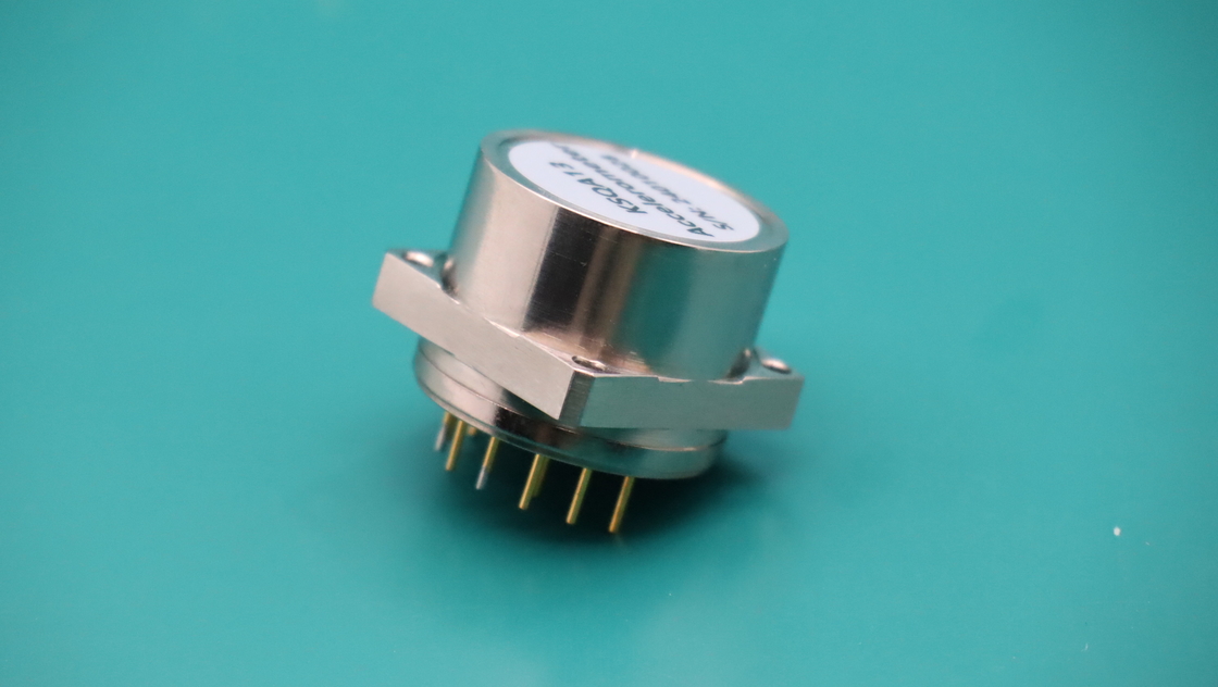 100°C Resistência à temperatura 500g Sensor de acelerômetro linear de choque Medida de vibração sinusoidal de pico