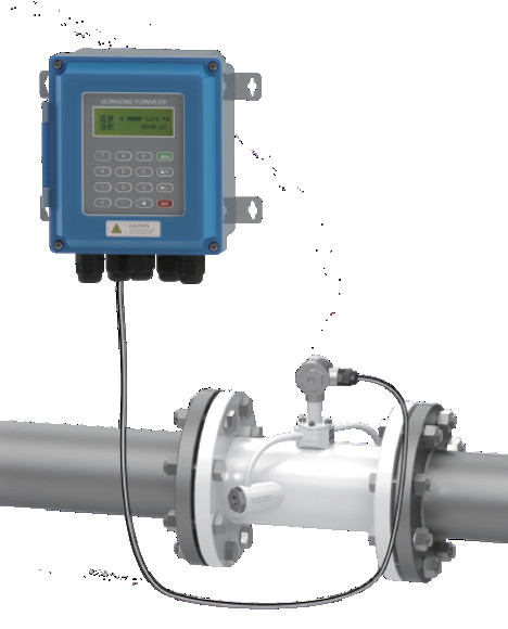 Métro de fluxo ultrassónico digital líquido de área variável para medição de fluxo com diâmetro de tubo DN15~6000mm
