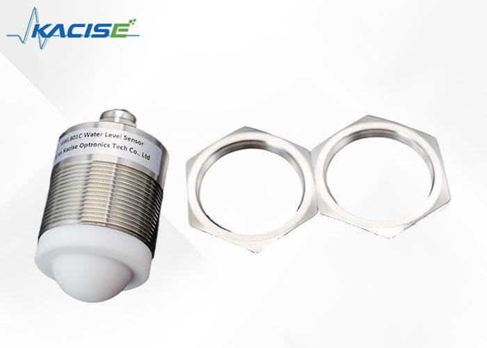 Transmissor de nível de radar de frequência de 80 GHz KWL801C com precisão de ± 2 mm e à prova d'água IP68 para detecção de nível de líquido industrial