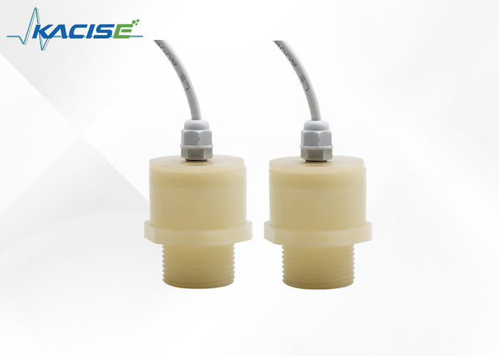 RS485 Saída IP68 Sensor de nível ultrasônico resistente à corrosão PTFE impermeável KUS550