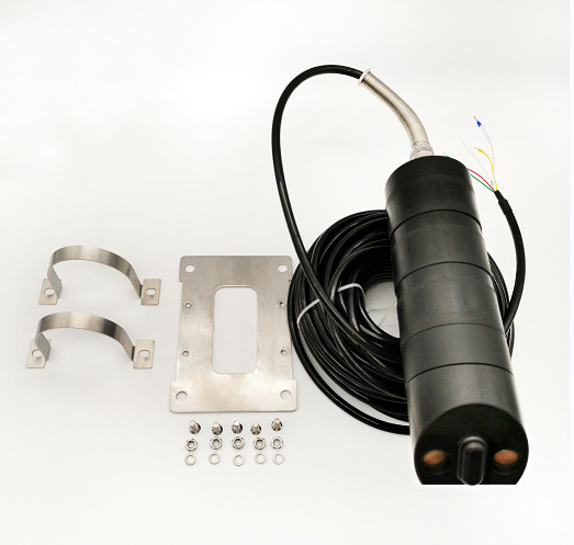 Medidor de fluxo Doppler ultrasônico KDF1000 com RS485/ModBus Output Faixa de profundidade de água 0,02-10m
