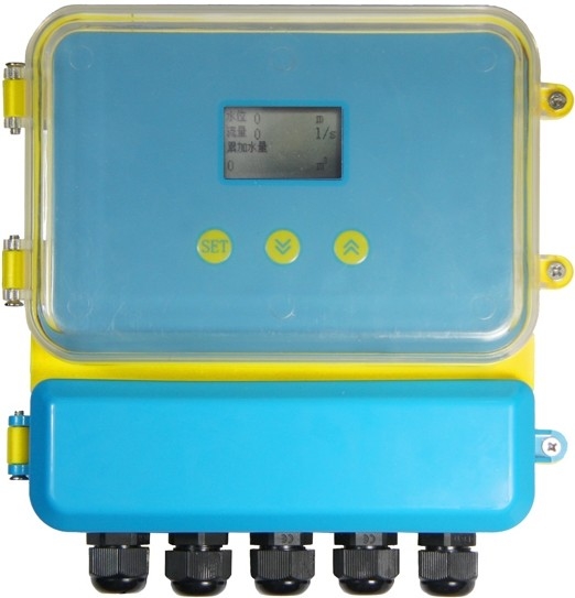 Medidor de fluxo Doppler ultrasônico KDF1000 com RS485/ModBus Output Faixa de profundidade de água 0,02-10m