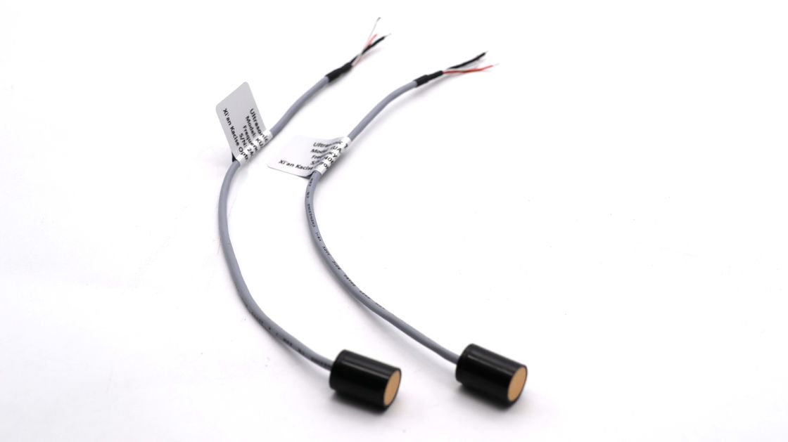 Sensor transdutor ultrassônico de grau IP68 de 200 KHz com comprimento de cabo de 22 cm para medição de nível de líquido