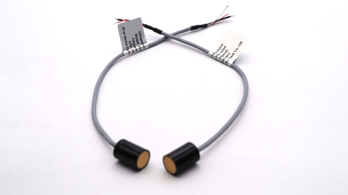 Transdutor de ultra-som de 200 kHz com caixa de plástico e função anti-colisão para medição de distâncias
