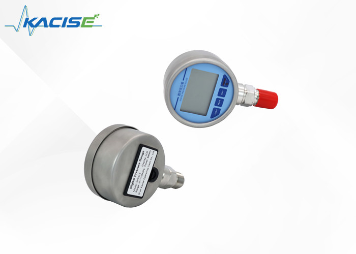 Medidor de pressão digital de óleo de aço inoxidável 304 com anel de vedação de borracha fluorescente IP65
